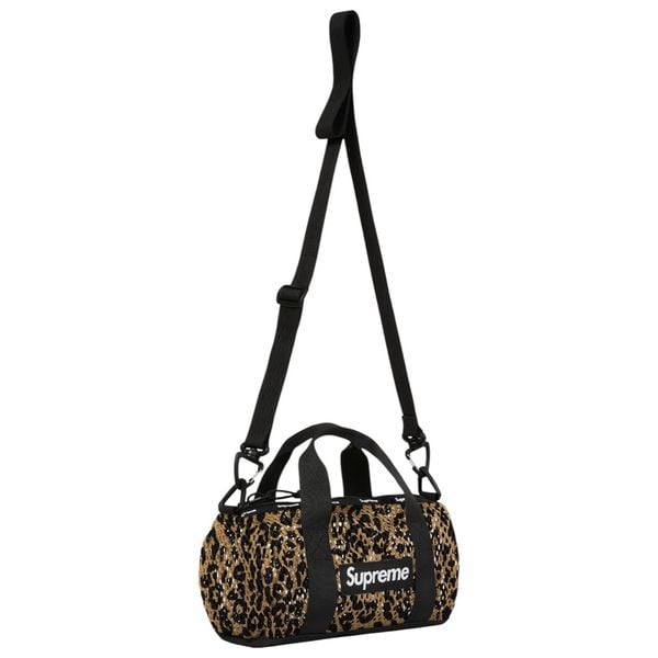 Supreme Mini Duffle Bag Mesh (Leopard) 