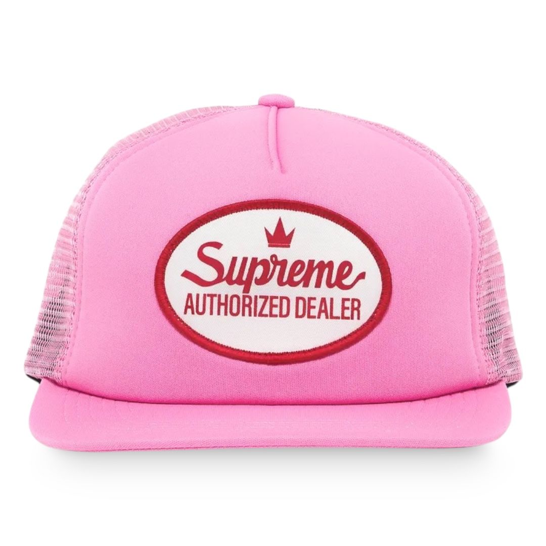  Supreme Snapback Authorized Mesh Back 5-Panel FW24 (Pink) 