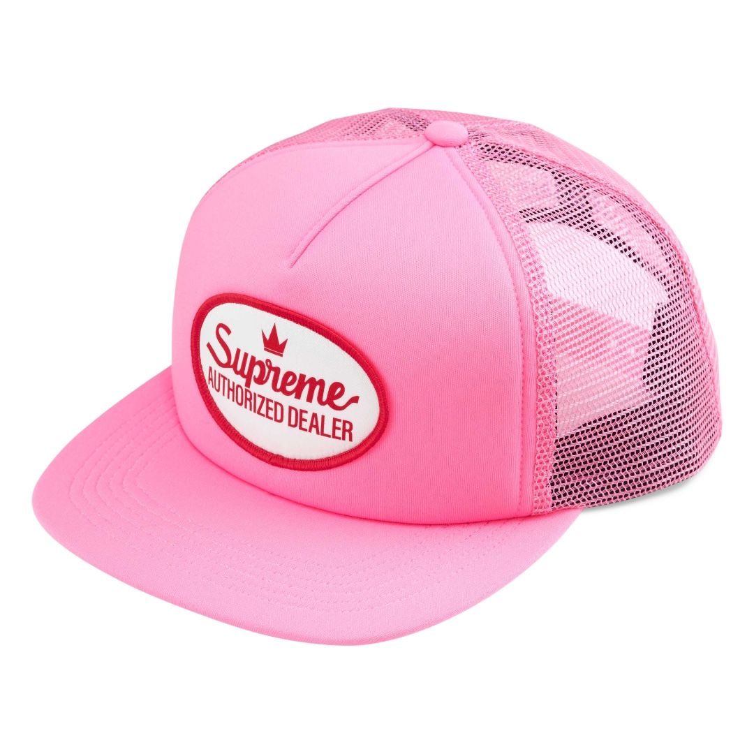  Supreme Snapback Authorized Mesh Back 5-Panel FW24 (Pink) 