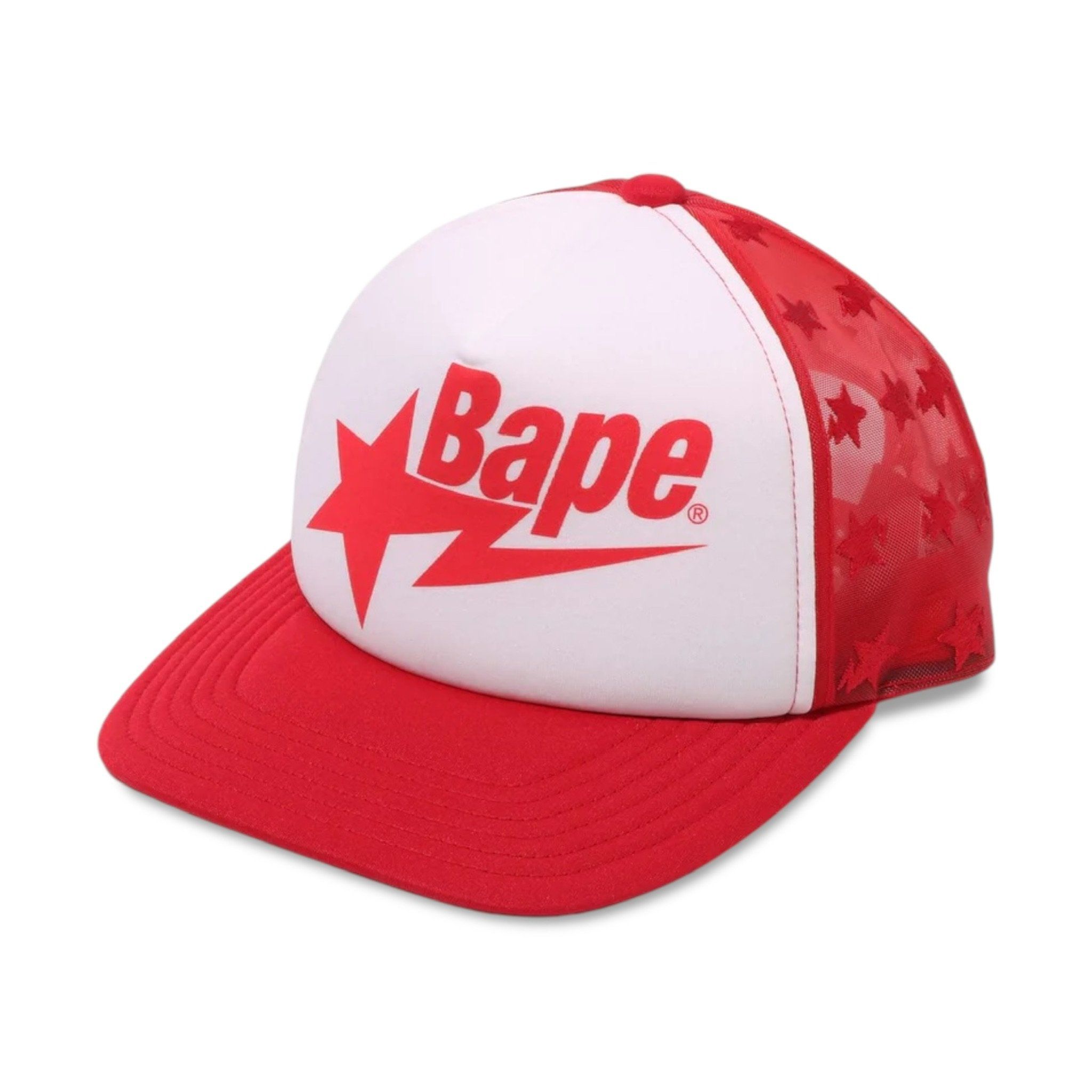  Bape Sta Mesh Cap (Red) 