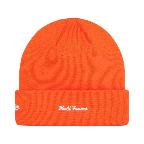  Supreme New Era Box Logo Beanie (Dark Orange) 