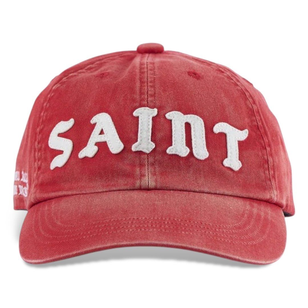  Saint Michael Cap 6 Panel (Red) 