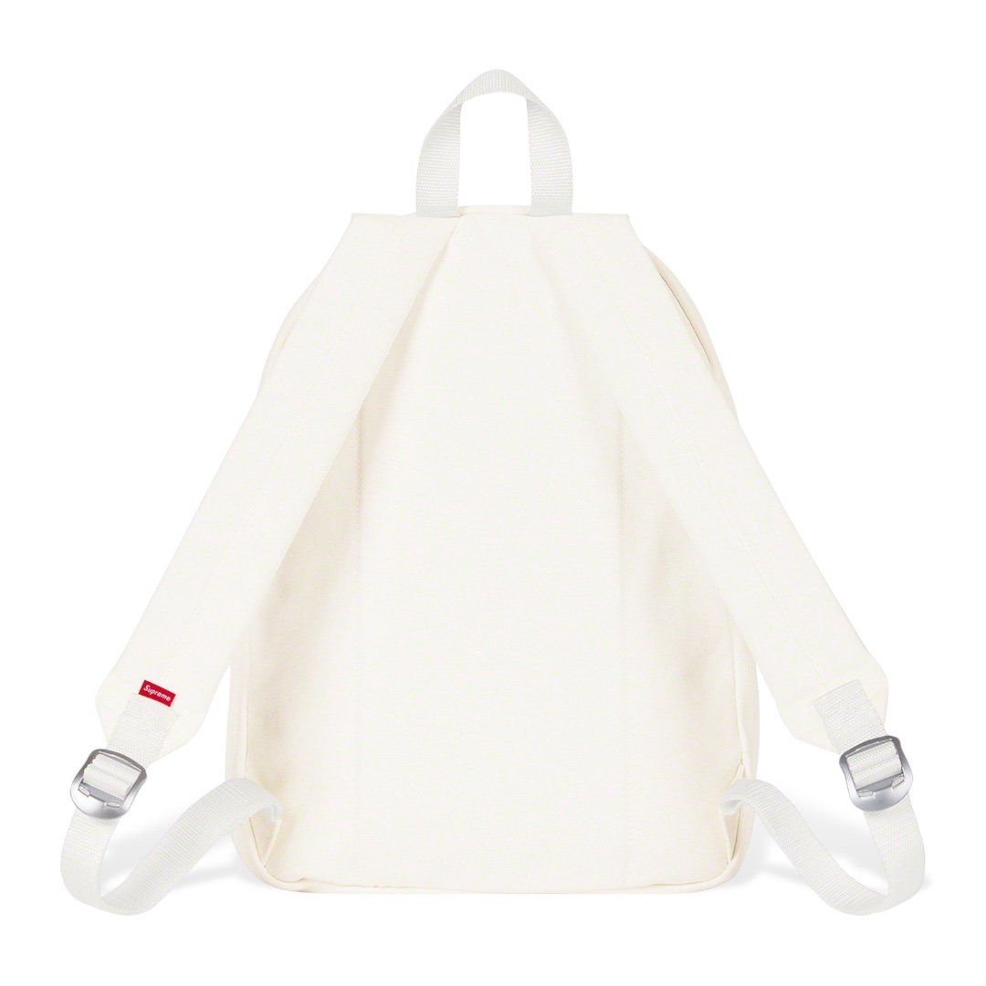  Supreme Canvas Backpack (White) 