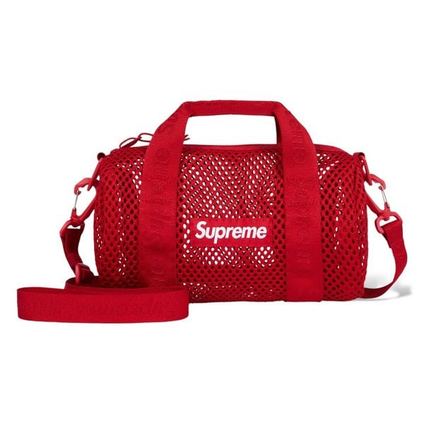  Supreme Mesh Mini Duffle Bag (Red) 