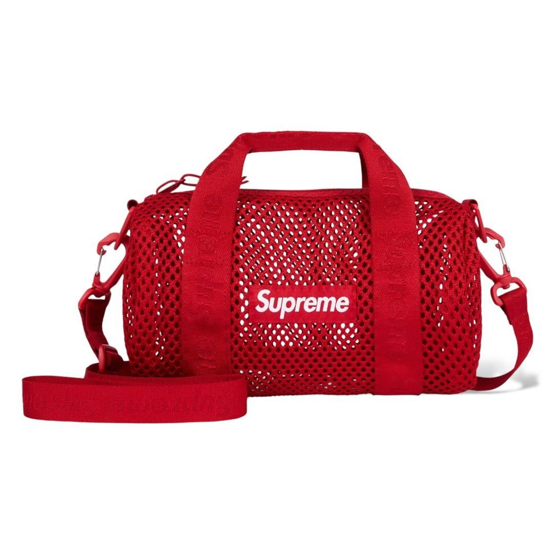  Supreme Mesh Mini Duffle Bag (Red) 