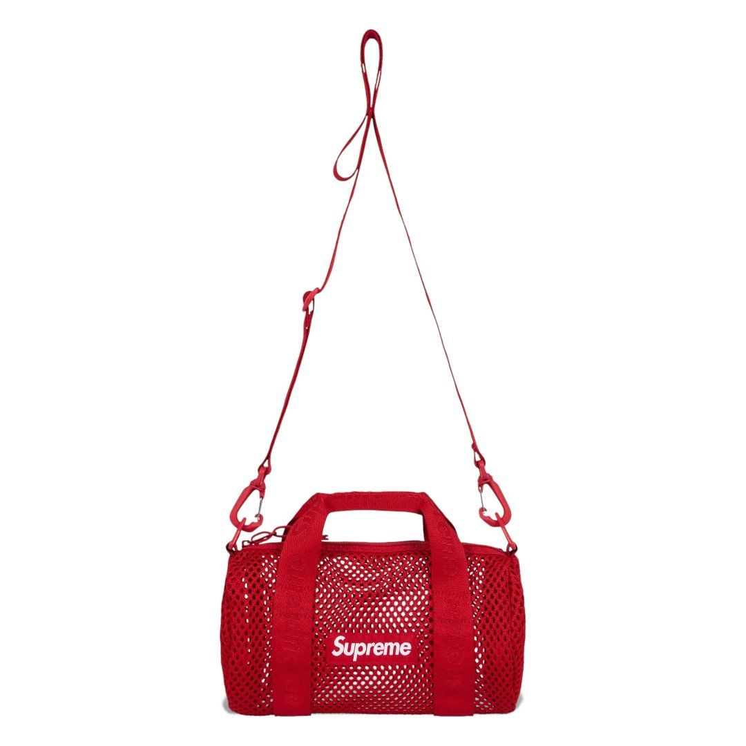 Supreme Mesh Mini Duffle Bag (Red) 
