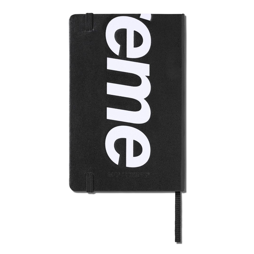  Supreme New Moleskine Pocket Notebook (Black) 