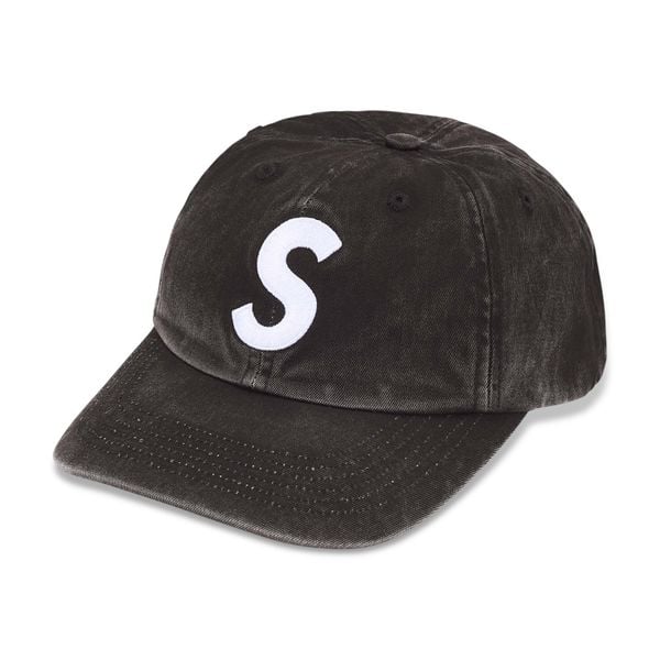  Supreme Pigment S Logo Hat (Black) 