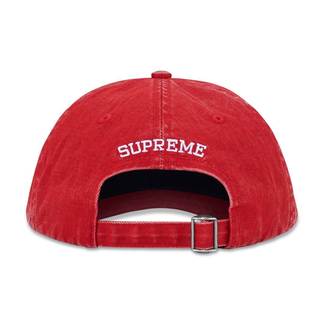  Supreme Pigment S Logo Hat (Red) 