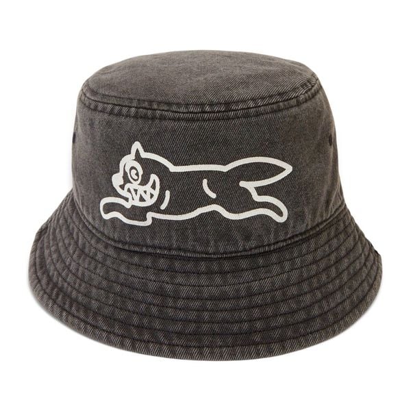  Ice Cream Washed Denim Hat (Black) 