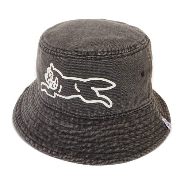  Ice Cream Washed Denim Hat (Black) 