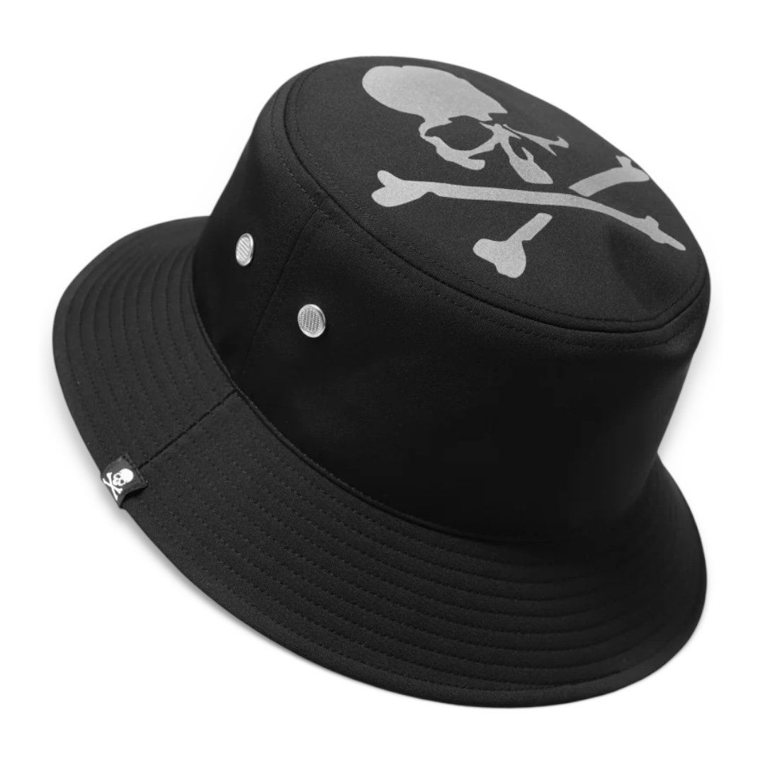  Mastermind Japan Reflective Skull Bucket Hat (Black) 