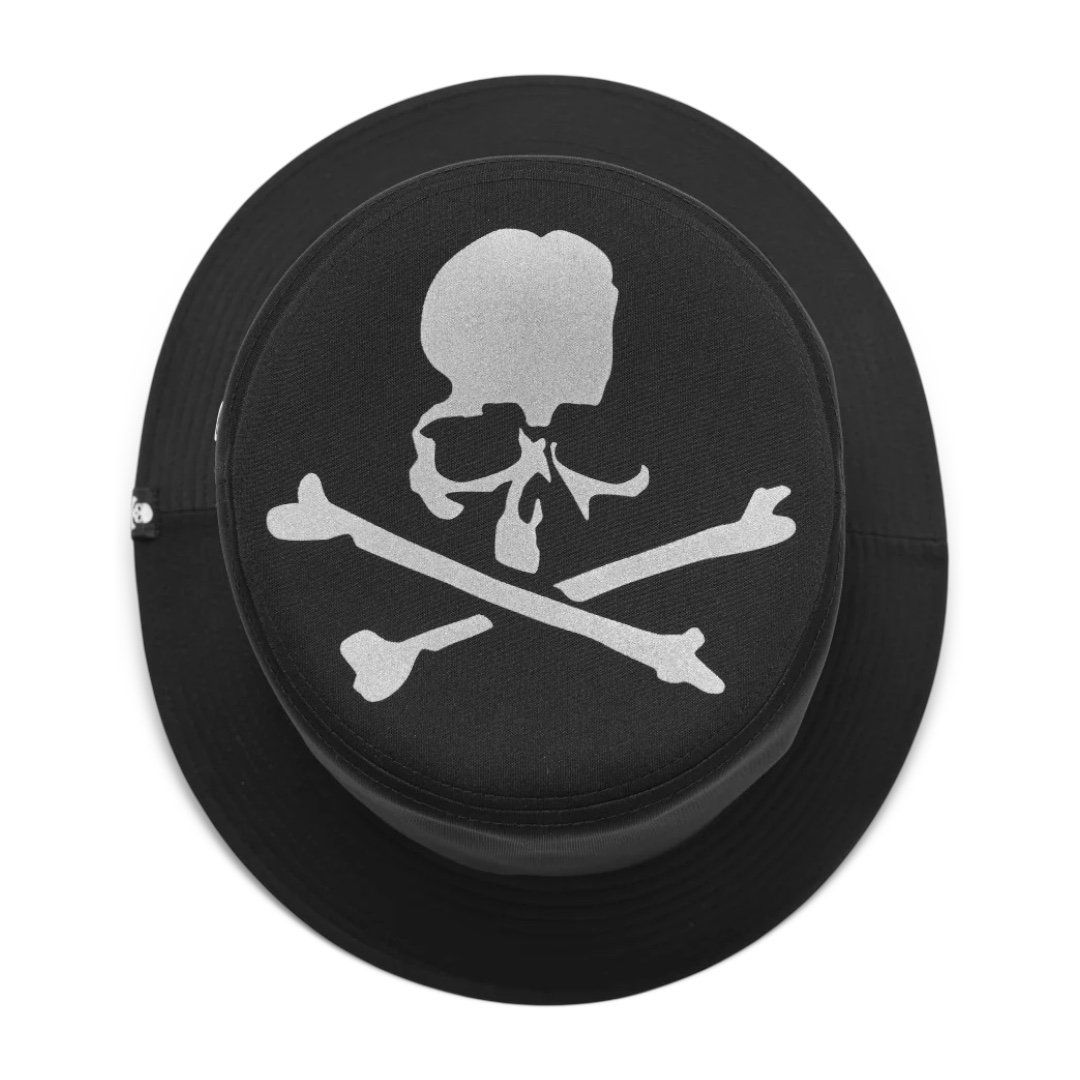  Mastermind Japan Reflective Skull Bucket Hat (Black) 