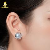  Bông tai ngọc trai Cấy Trên Vỏ GEP030 