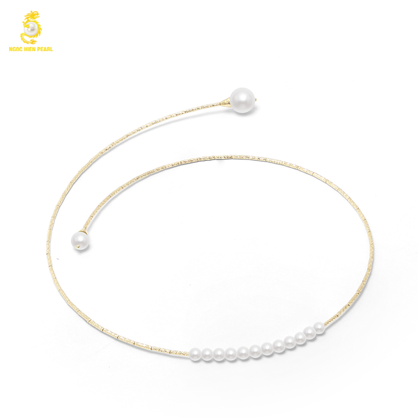  Kiềng ngọc trai thiết kế GDC146 