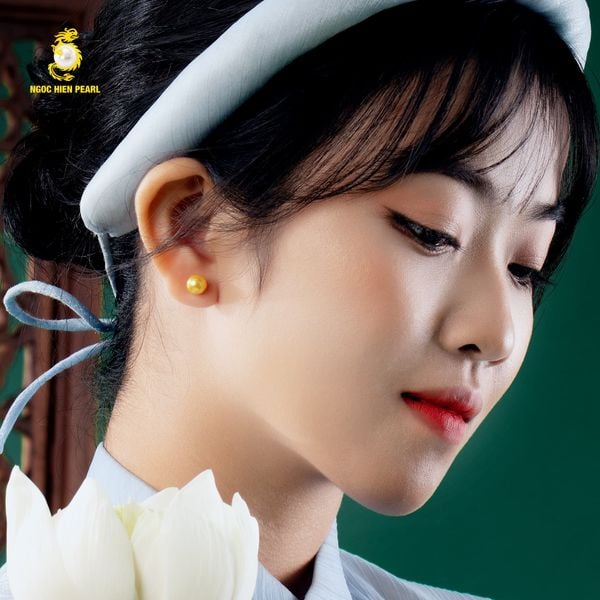  Bông tai ngọc trai Akoya kết hợp bạc 925 SSE000 