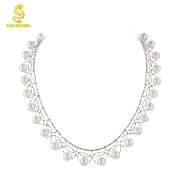  Dây chuyền ngọc trai thiết kế GDC211 