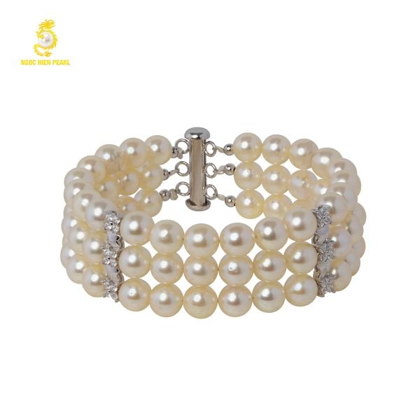  Vòng tay ngọc trai Akoya BT0465 