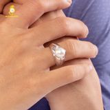  Nhẫn ngọc trai Akoya nam GR0M00 