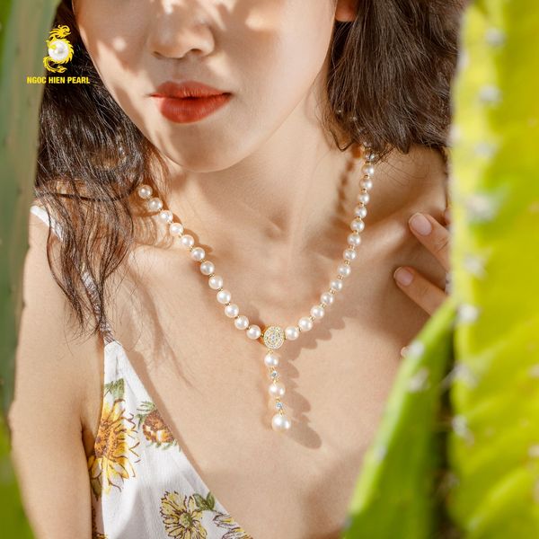  Chuỗi cổ ngọc trai Akoya  GDC027 