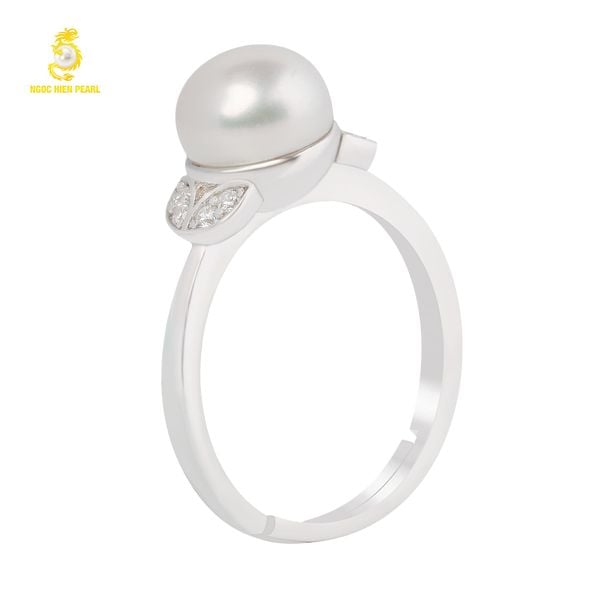  Nhẫn ngọc trai Freshwater kết hợp bạc 925 SR0158 