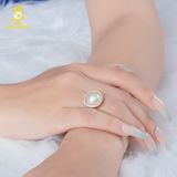  Nhẫn ngọc trai Cấy trên vỏ GRP006 