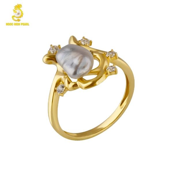  Nhẫn ngọc trai tự nhiên GRN032 