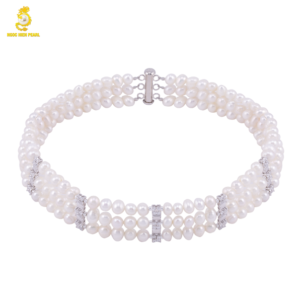  Chuỗi cổ ngọc trai Freshwater FN0051 