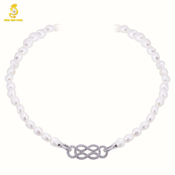  Chuỗi cổ ngọc trai Freshwater FN0056 