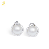  Bông tai ngọc trai Cấy Trên Vỏ GEP 