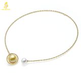  Kiềng ngọc trai thiết kế GDC318 