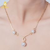  Dây chuyền ngọc trai thiết kế GDC082 