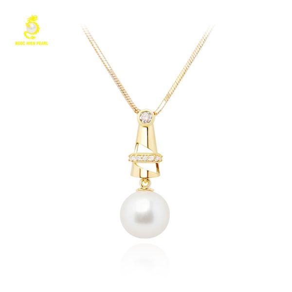  Mặt dây chuyền ngọc trai Freshwater kết hợp vàng 18K GFP407 
