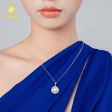  Mặt dây chuyền ngọc trai Cấy Trên vỏ GPP006 