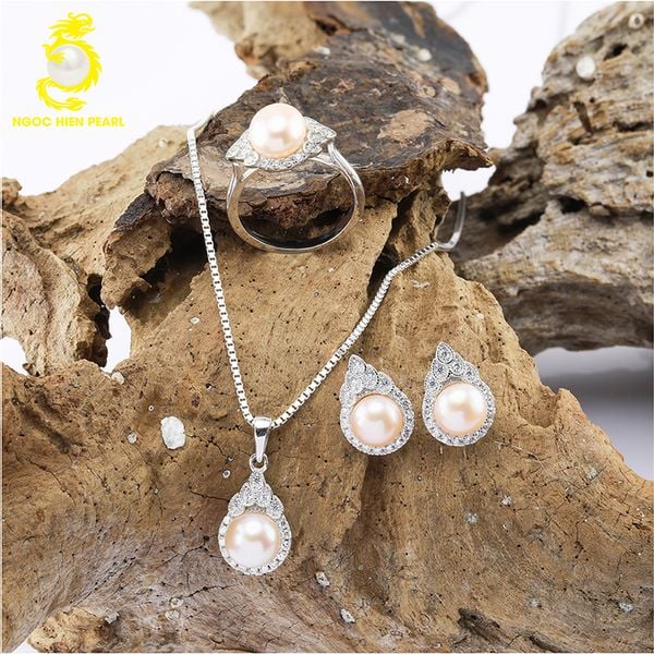  Bộ trang sức ngọc trai Freshwater SS0SLO 