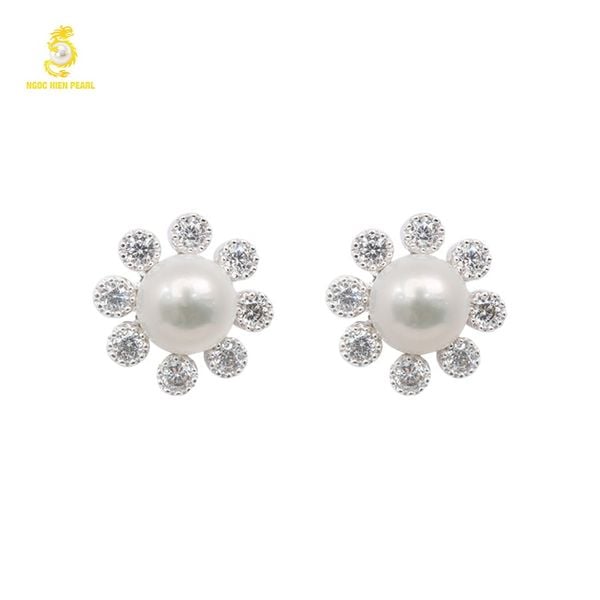  Bông tai ngọc trai SCE063 