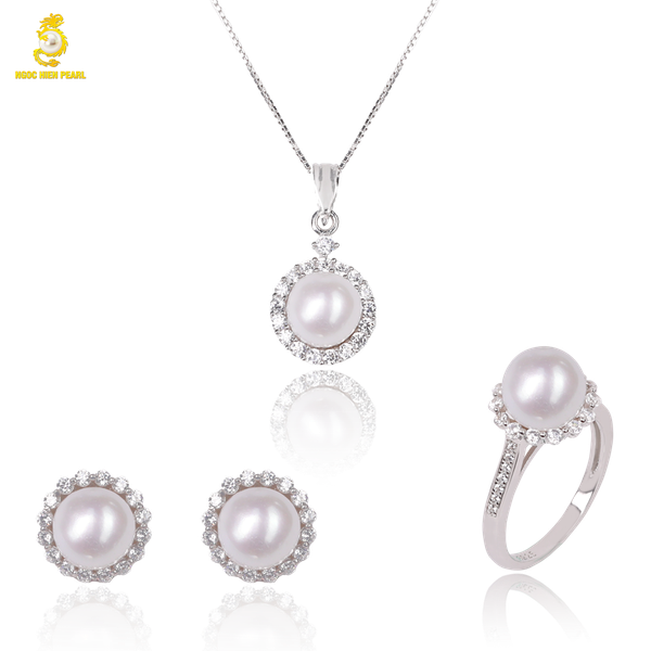  Bộ trang sức ngọc trai Freshwater SS0917 