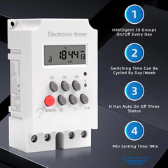 Công Tắc Hẹn Giờ 12V DC KG316T-II-25A: Hẹn Giờ Tự Động Thiết Bị Điện 12V Hiệu Quả