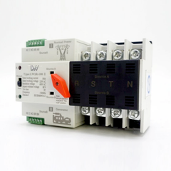 Chuyển nguồn tự động không gián đoạn ATS 4P 100A 3 pha LW