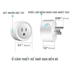 ổ cắm hẹn giờ wifi thông minh có hẹn giờ điều khiển từ xa bằng ứng dụng