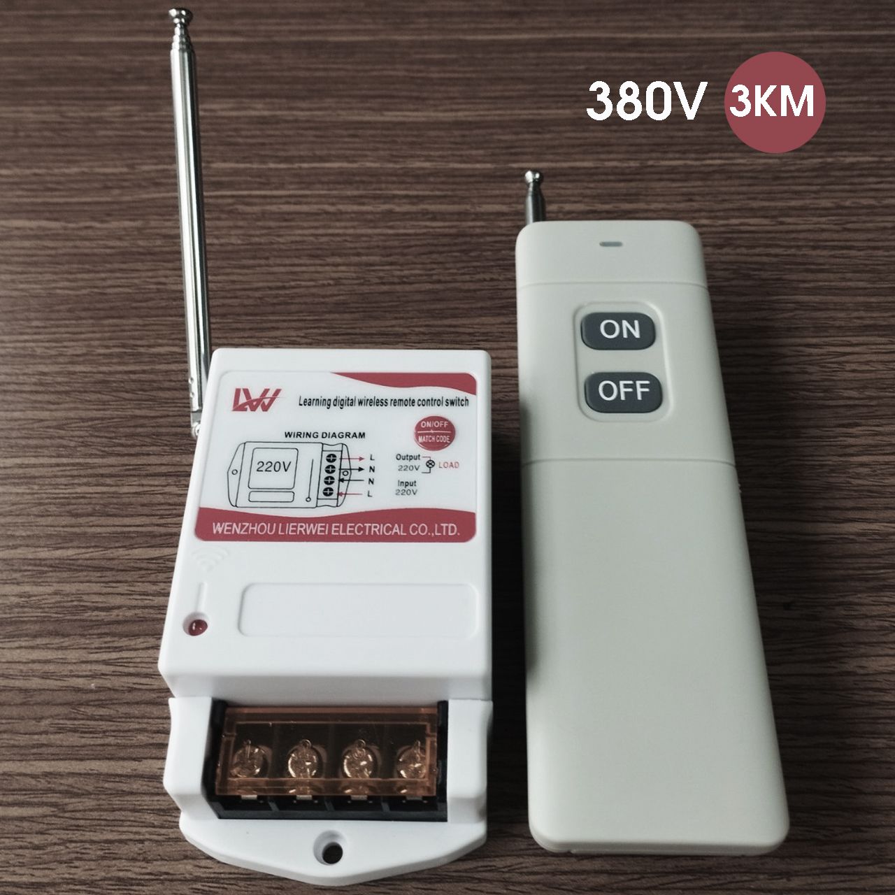 Công tắc điều khiển từ xa LW 3km, 40a, 220v – Điện máy gia bảo