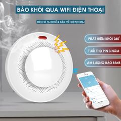 Thiết bị báo cháy không dây  A500 ANGUS có chuông báo động tại chỗ và báo về điện thoại