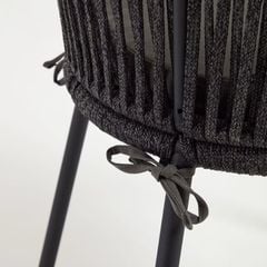 GHẾ NGOÀI TRỜI YANET ROPE MÀU ĐEN