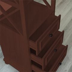 KỆ TRƯNG BÀY HOME ELEGANCE MÀU NÂU