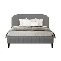 GIƯỜNG NGỦ JASMINE MÀU XÁM 1.8