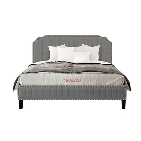 GIƯỜNG NGỦ JASMINE MÀU XÁM 1.6