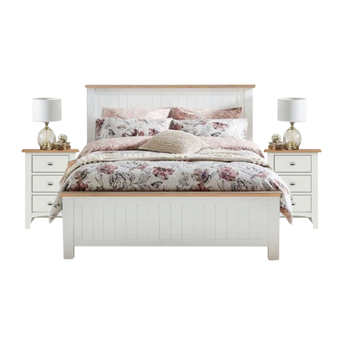 BỘ PHÒNG NGỦ COTTAGE WHITE 1.6 2 TÁP