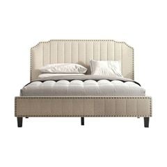 GIƯỜNG NGỦ JASMINE MÀU KEM 1.8