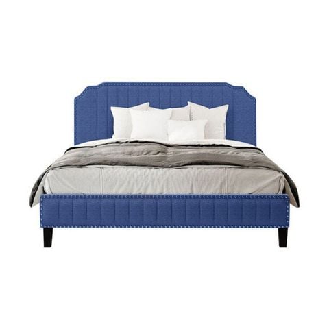 GIƯỜNG NGỦ JASMINE MÀU XANH 1.8