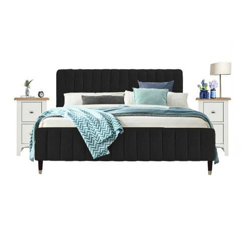 ANGELA BLUSH BED BLACK 1.6 2 TÁP